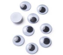 Olhos móveis 6mm - cento
