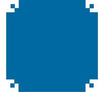 Papel Espelho Couche - VMP 50cm x 60cm - C/40 Folhas - Cor Azul Escuro 