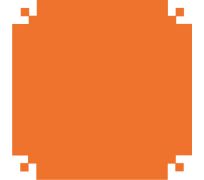 Papel Espelho Couche - VMP 50cm x 60cm - Cor Laranja 