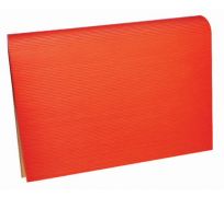 Papel Micro Ondulado - VMP 50cm x 80cm - C/10 Folhas - Cor Vermelho 