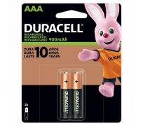 Pilha alcalina duracell AAA palito c/2