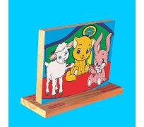 Puzzle vertical animais 4540 carimbras