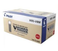 Refil para caneta para quadro branco Pilot WBMA vermelho, cx c/12