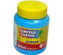 Tempera guache acrilex 250ml azul celeste 503