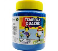 Tempera guache acrilex 250ml azul turquesa 501