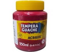 Tempera guache acrilex 250ml magenta 549