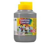 Tempera guache acrilex 250ml cinza 933