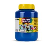 Tempera guache acrilex 500ml azul turquesa 501