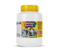 Tempera guache acrilex 500ml branco 519