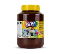 Tempera guache acrilex 500ml marrom 531