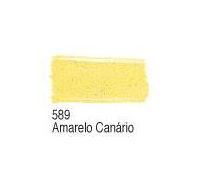 Tinta fosca para tecido acrilex 250ml 589 amarelo canário