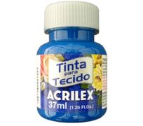 Tinta para tecido Acrilex 37ml Azul turquesa 501