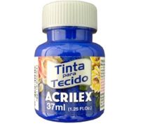 Tinta para tecido Acrilex 37ml azul ultramar 543