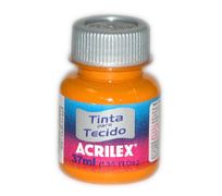 Tinta para tecido Acrilex 37ml laranja 517