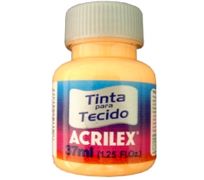 Tinta para tecido Acrilex 37ml salmão 518 
