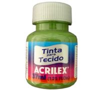 Tinta para tecido Acrilex 37ml verde grama 582
