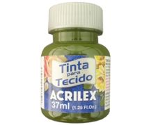 Tinta para tecido Acrilex 37ml verde oliva 545