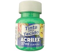 Tinta para tecido Acrilex 37ml verde veronese 512