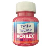 Tinta para tecido Acrilex 37ml carmim vermelho 509