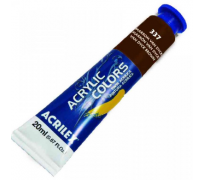 Tinta acrylic colors acrilex 20 ml marrom van dick 337