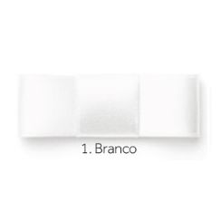 Fita de Cetim Najar - 15mm x 10mts - Cor Branco 