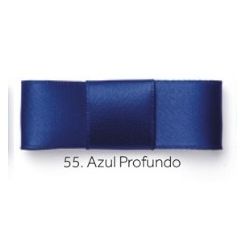 Fita de Cetim Najar - 7mm x 10mts - Cor Azul Profundo 