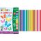 Bloco ecocores papel colorset A3 110 gs 21 cores 42 fls