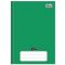  Caderno 1/4 Capa Dura Brochura Costurado 48 folhas - Verde
