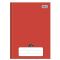 Caderno Universitário Capa Dura Brochura Costurado 96 folhas - Vermelho
