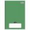  Caderno Universitário Capa Dura Brochura Costurado 48 folhas- Verde