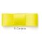 Fita de Cetim Najar - 10mm x 10mts - Cor Canario 