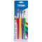Kit soft touch cortiarte com 4 pinceis