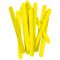 Palitos de sorvete redondo amarelo com 100 unidades