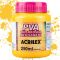 Tinta fosca PVA acrilex 250ml cor amarelo ouro 505