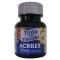 Tinta para tecido Acrilex 37ml preto 520